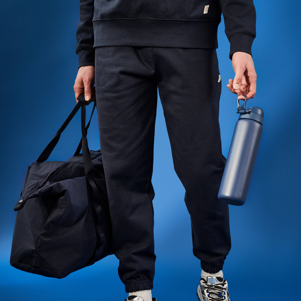 Leak Proof 1 Litre Thermal Water Bottle, Insulated, Ash Navy, 1L *SHIP FROM UK*