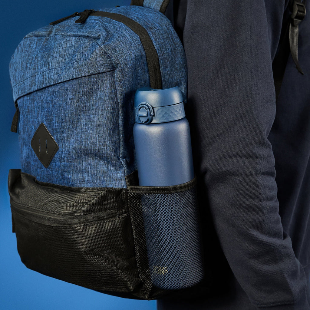 Leak Proof 1 Litre Thermal Water Bottle, Insulated, Ash Navy, 1L *SHIP FROM UK*