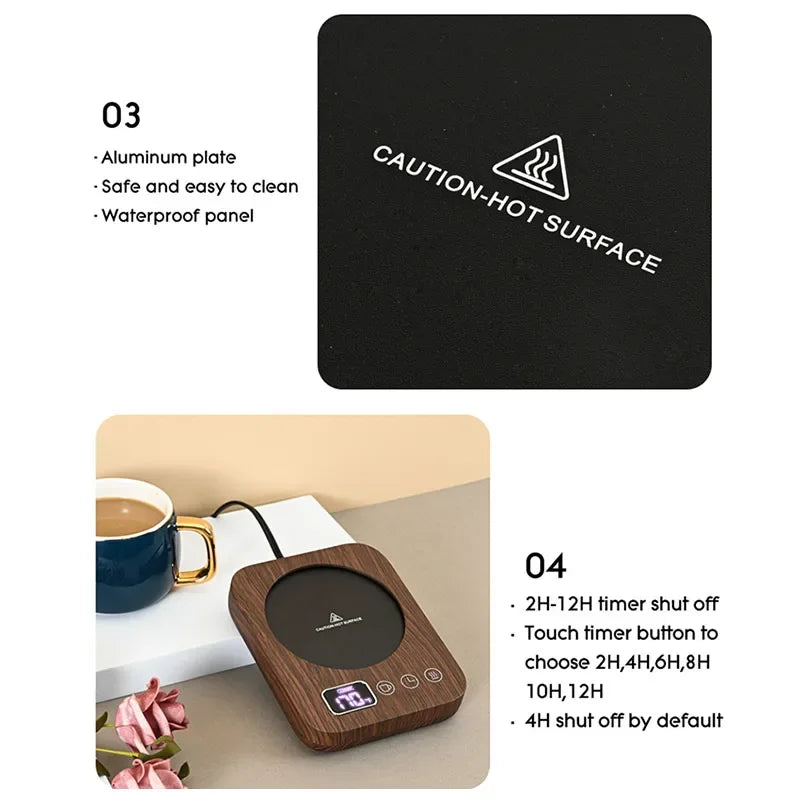 Coffee Mug Warmer for Desk Office Home 3 Temperature Setting