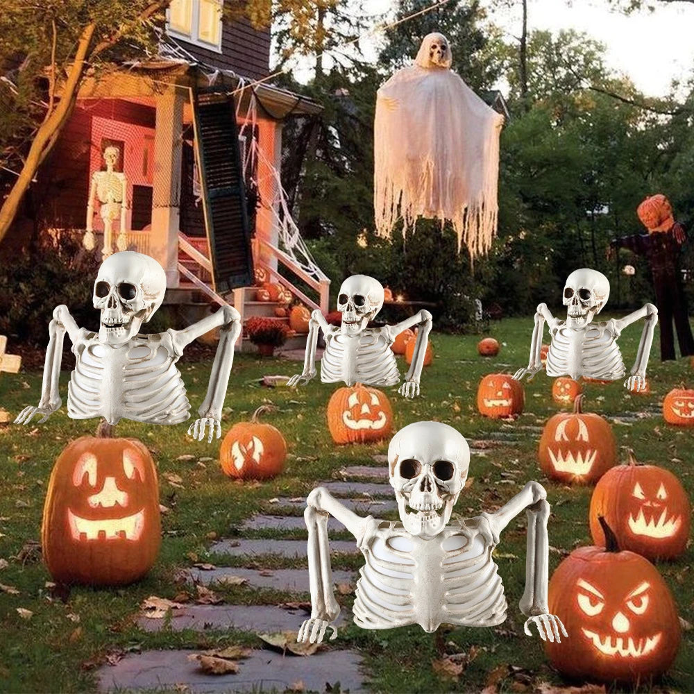 Halloween Decorations - Glowing Skull Skeleton