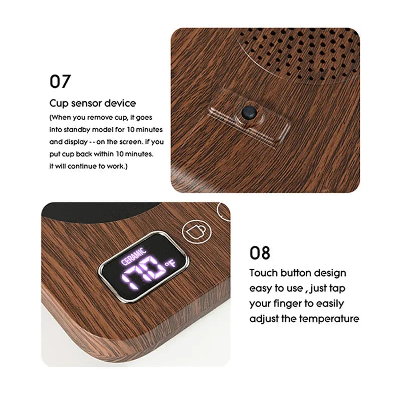 Coffee Mug Warmer for Desk Office Home 3 Temperature Setting