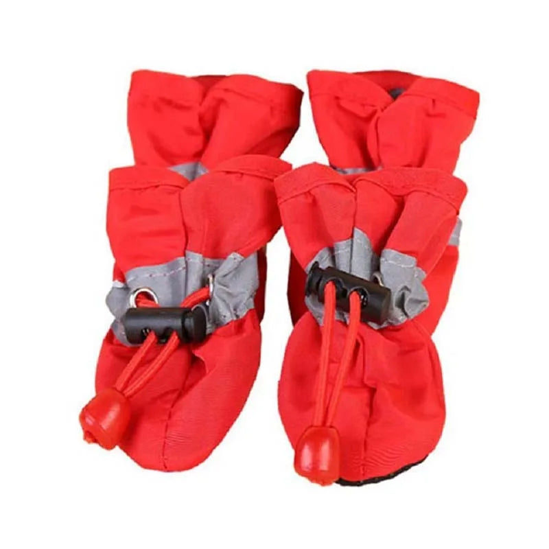 4Pcs Summer and Winter Pet Dog Shoes Hikuma Inu Anti-slip Rain Snow Boot Thick Warm for  Small Cats Dogs Puppy  *SHIP FROM CHINA *