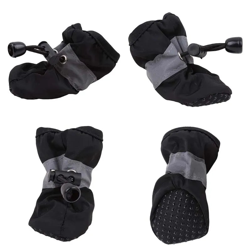 4Pcs Summer and Winter Pet Dog Shoes Hikuma Inu Anti-slip Rain Snow Boot Thick Warm for  Small Cats Dogs Puppy  *SHIP FROM CHINA *