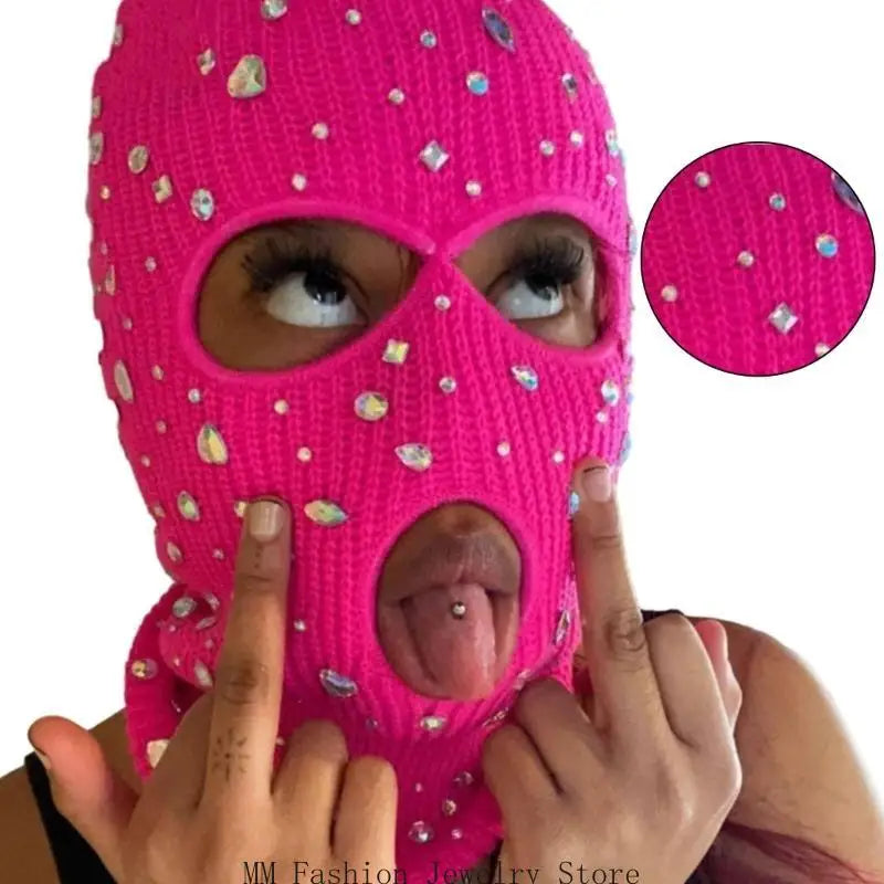Hooded Face Cover   Halloween Cosplay Balaclava Outdoor