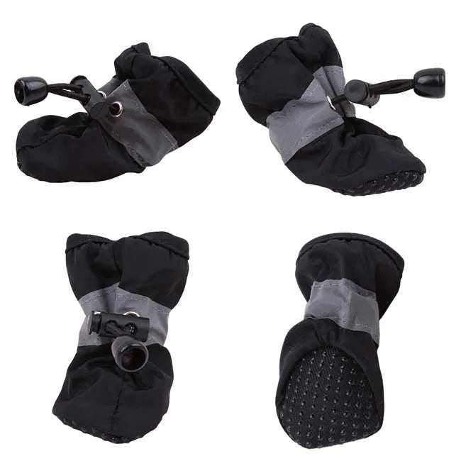 4Pcs Summer and Winter Pet Dog Shoes Hikuma Inu Anti-slip Rain Snow Boot Thick Warm for  Small Cats Dogs Puppy  *SHIP FROM CHINA *
