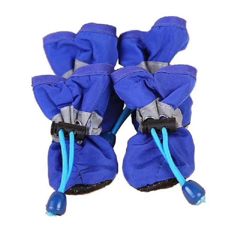 4Pcs Summer and Winter Pet Dog Shoes Hikuma Inu Anti-slip Rain Snow Boot Thick Warm for  Small Cats Dogs Puppy  *SHIP FROM CHINA *